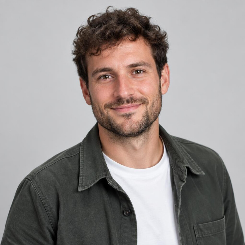 Portrait of a young Slovenian man developer